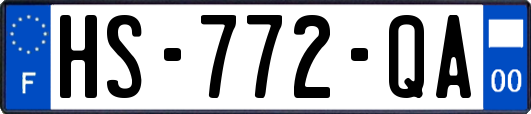 HS-772-QA
