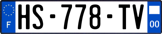 HS-778-TV