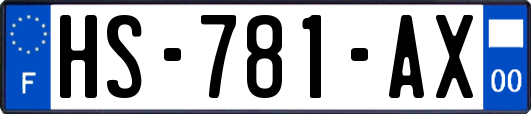 HS-781-AX
