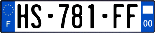HS-781-FF