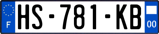 HS-781-KB