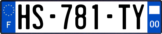 HS-781-TY