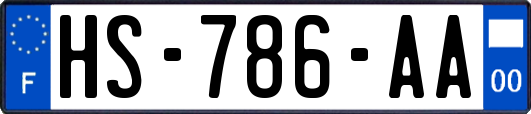 HS-786-AA