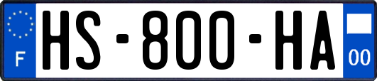 HS-800-HA