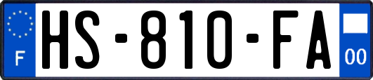 HS-810-FA