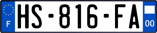 HS-816-FA