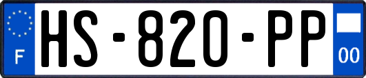 HS-820-PP