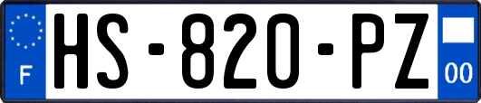 HS-820-PZ