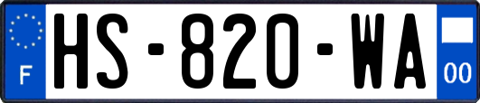 HS-820-WA