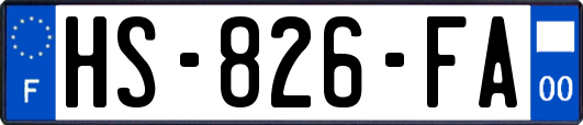 HS-826-FA