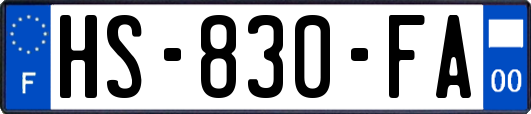 HS-830-FA