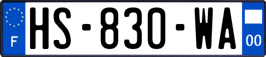 HS-830-WA
