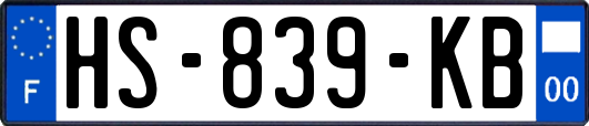HS-839-KB