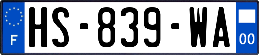 HS-839-WA