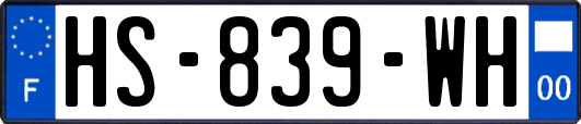 HS-839-WH
