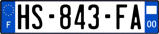 HS-843-FA