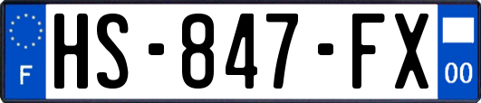 HS-847-FX