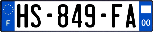HS-849-FA
