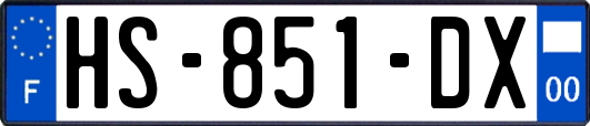 HS-851-DX
