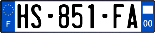 HS-851-FA