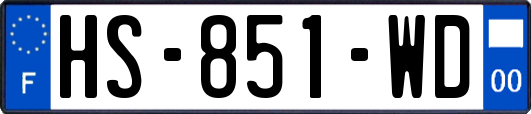 HS-851-WD