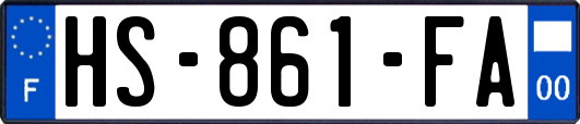 HS-861-FA