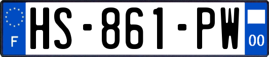 HS-861-PW
