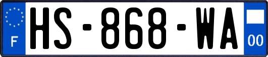 HS-868-WA