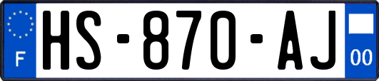 HS-870-AJ