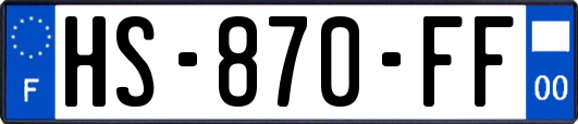 HS-870-FF