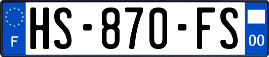 HS-870-FS