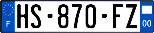 HS-870-FZ