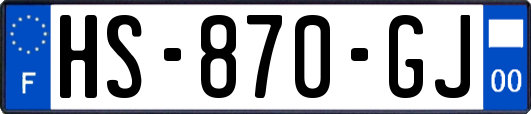 HS-870-GJ