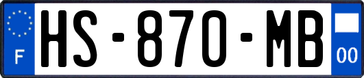 HS-870-MB