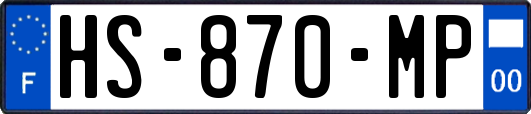 HS-870-MP