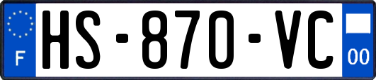 HS-870-VC