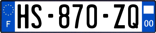 HS-870-ZQ