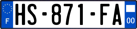 HS-871-FA
