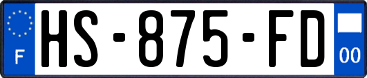 HS-875-FD