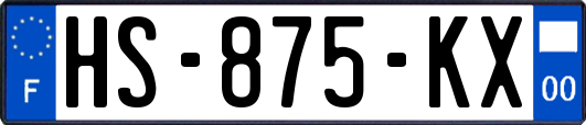 HS-875-KX