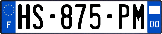 HS-875-PM