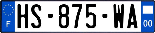 HS-875-WA