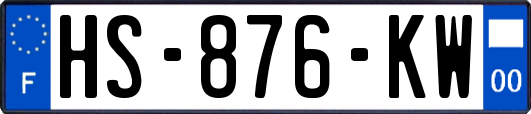 HS-876-KW