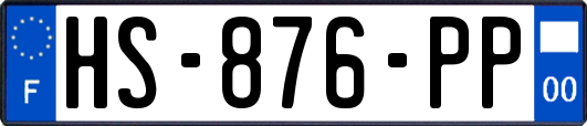 HS-876-PP