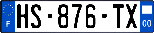 HS-876-TX