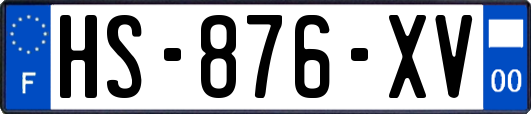 HS-876-XV