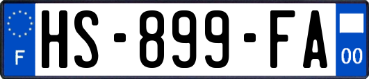 HS-899-FA