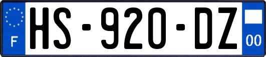 HS-920-DZ
