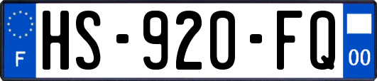 HS-920-FQ