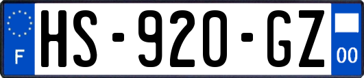 HS-920-GZ